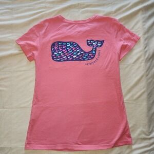 Vineyard Vines Short Sleeve Pink Womens / Teens Tshirt Size XS. 100% cotton EUC